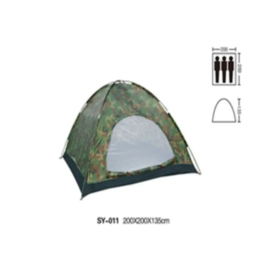 3-4 Person Single Layer Camouflage Tent