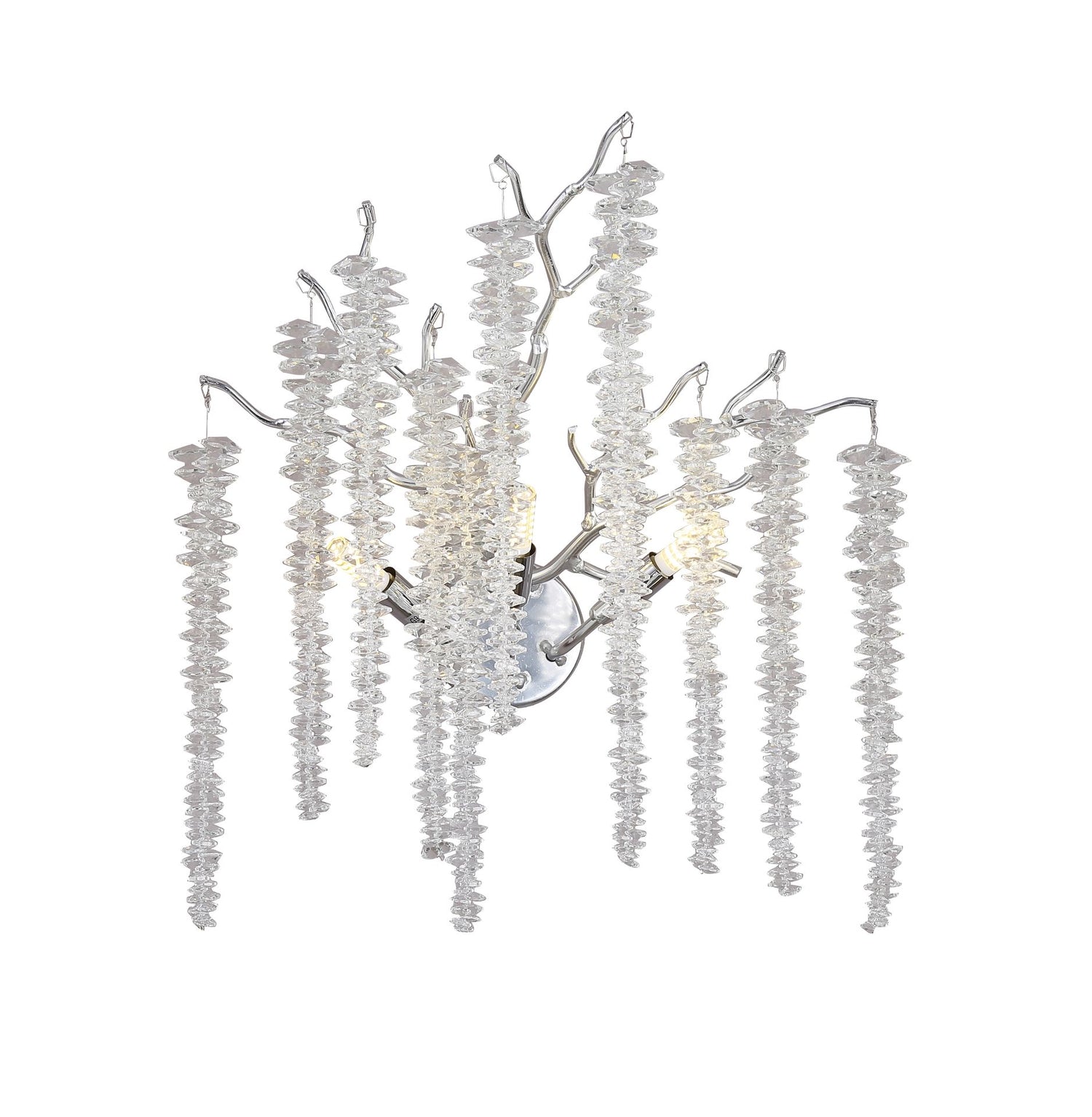 Wall Light 8085-3W Aluminum+Crystal CH