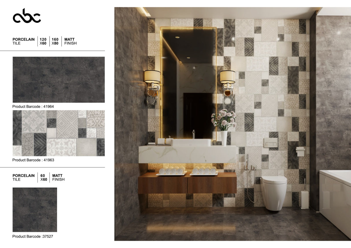 600*600 P.E. Slipstop Lecco Grafito Mate Rect. (4,1.41)