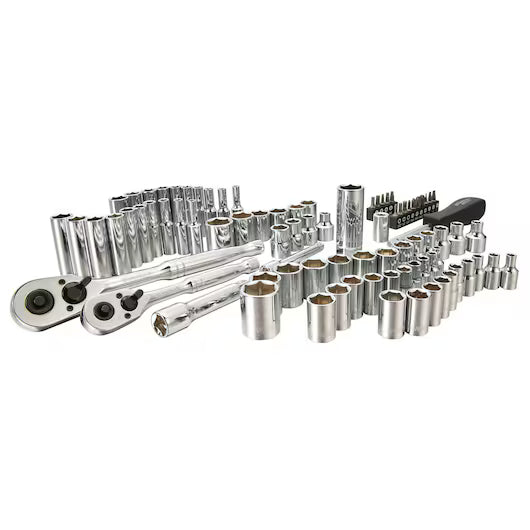 85 pc 1/4 in & 3/8 in Drive Mechanic's Tool Set