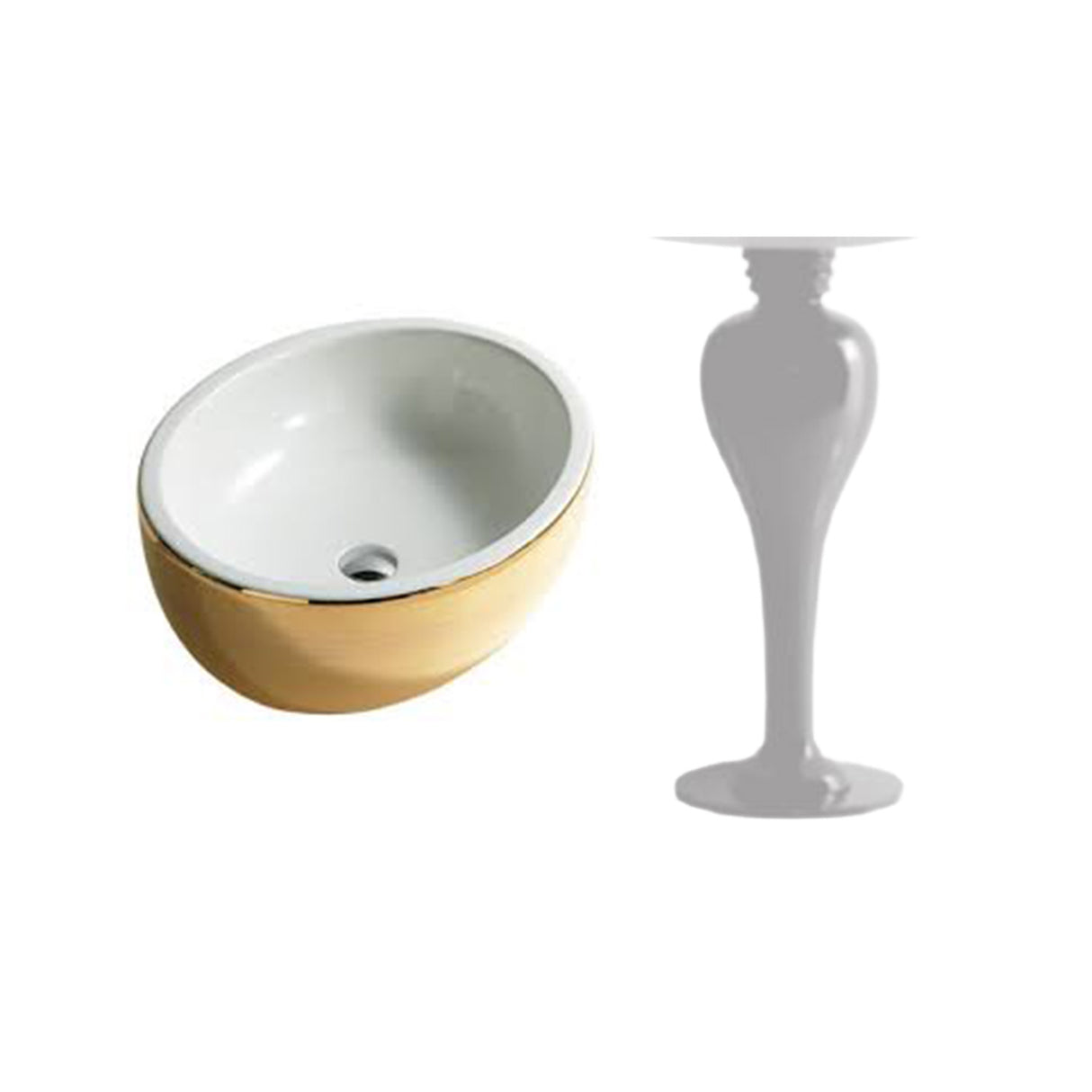 9863OR Gold Countertop Basin