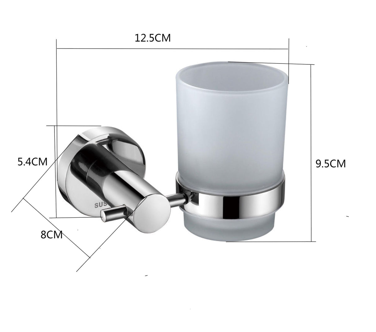 Bathroom Set SP2122S Chrome (6 Pcs)