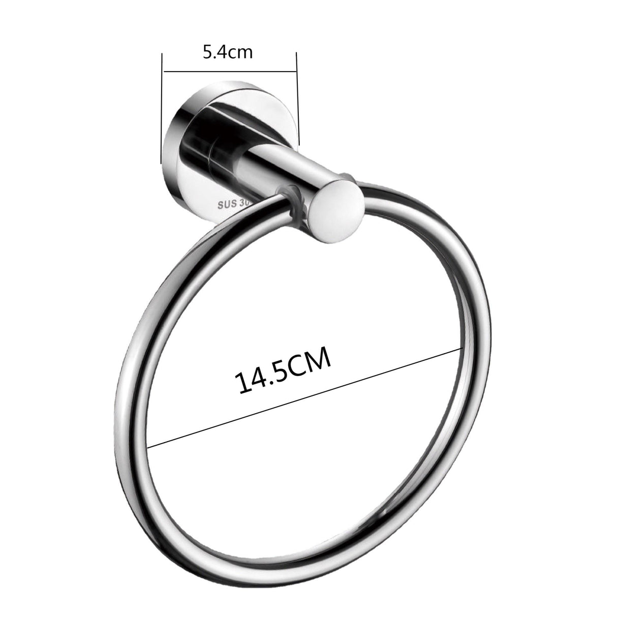 Bathroom Set SP2122S Chrome (6 Pcs)