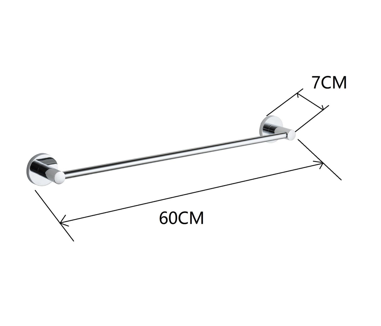 Bathroom Set SP2122S Chrome (6 Pcs)