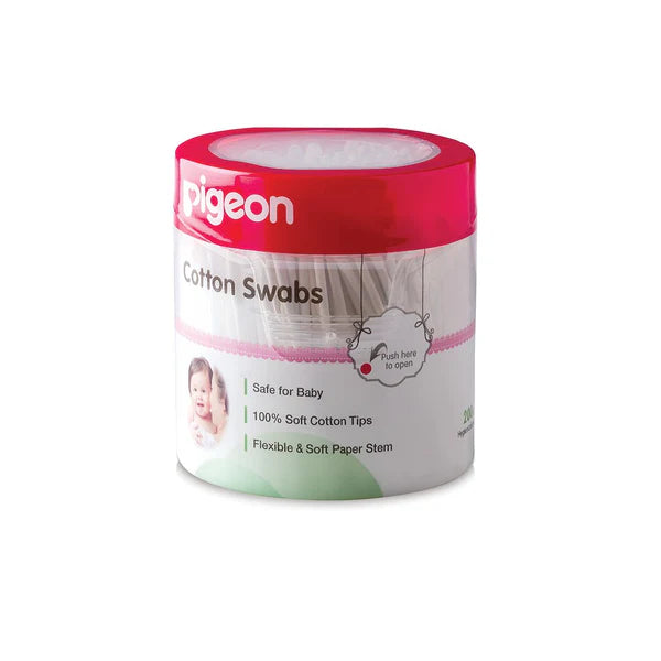 Pigeon Cotton Buds Swab – 200 Pieces