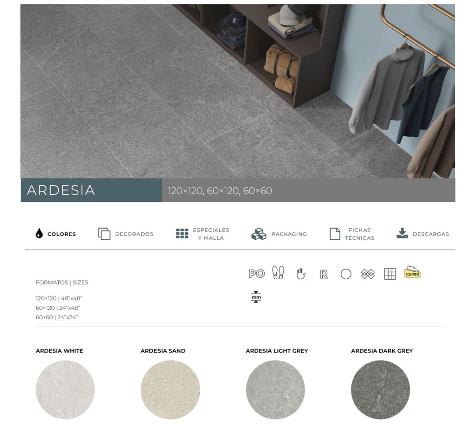 Tile-Ardesia Dark Grey