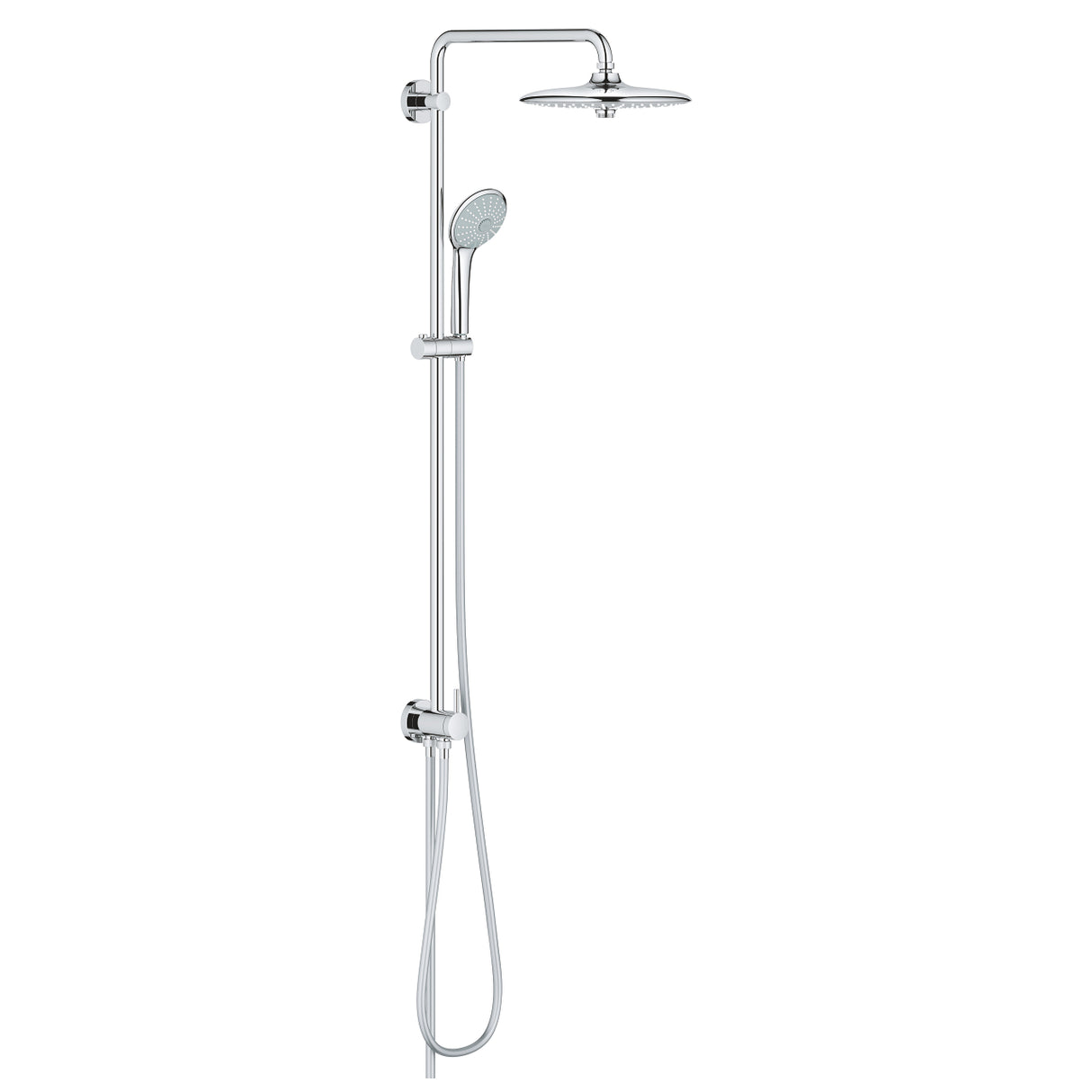Shower System With Diverter For Wall Mounting
