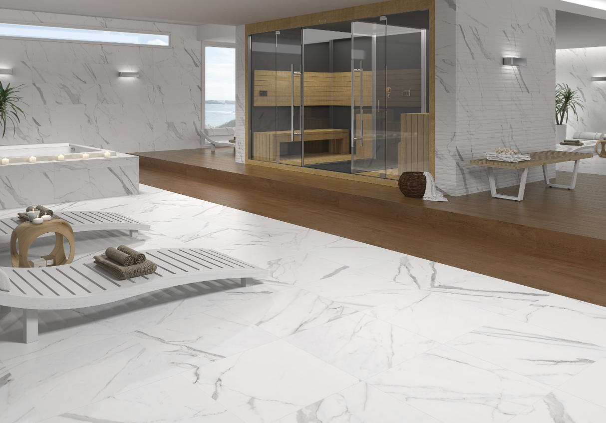 400×1200 Calacatta White Mat Tile