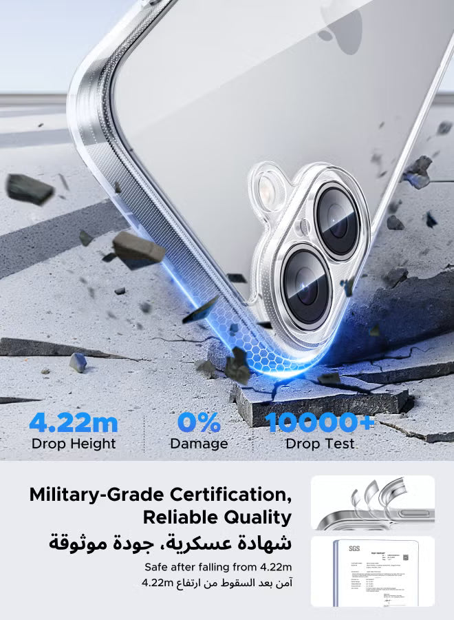 iPhone 17 Case Full-coverage Phone Case Military-Grade Drop Protection iPhone 17 Cover Delay Yellowing Wear-resistant Anti Scratch And Fingerprint 17 Phone Case Ultra Slim Extra Raised Edge