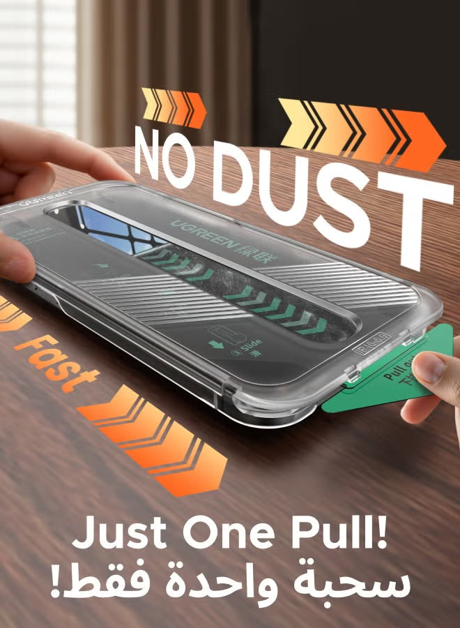 2-Pack iPhone 17 Pro Max Privacy Screen Protector With Auto Alignment Kit Anti-Spy, Privacy Protection, Anti-Fingerprint, Easy Installation, Shockproof Glass, No-Residue Adhesive, Smooth Touch -