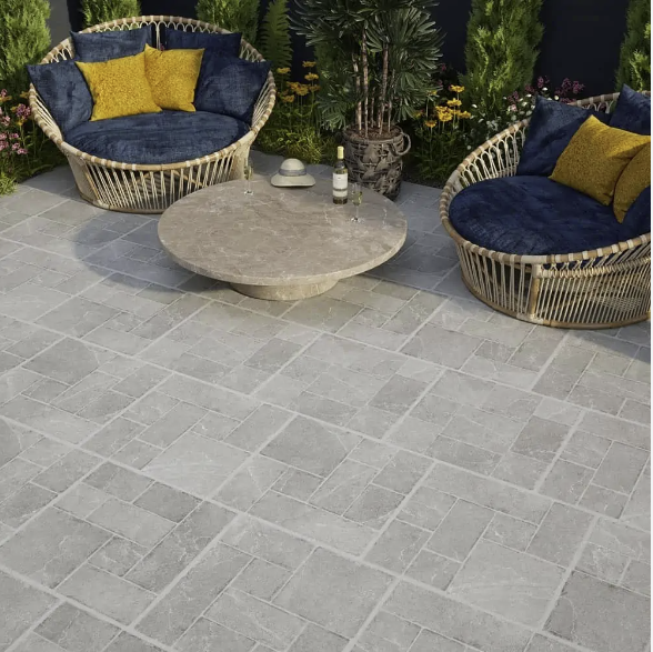 بلاط مستطيل غير لامع من نوع Inout Plus Pulse Antique MD Grey