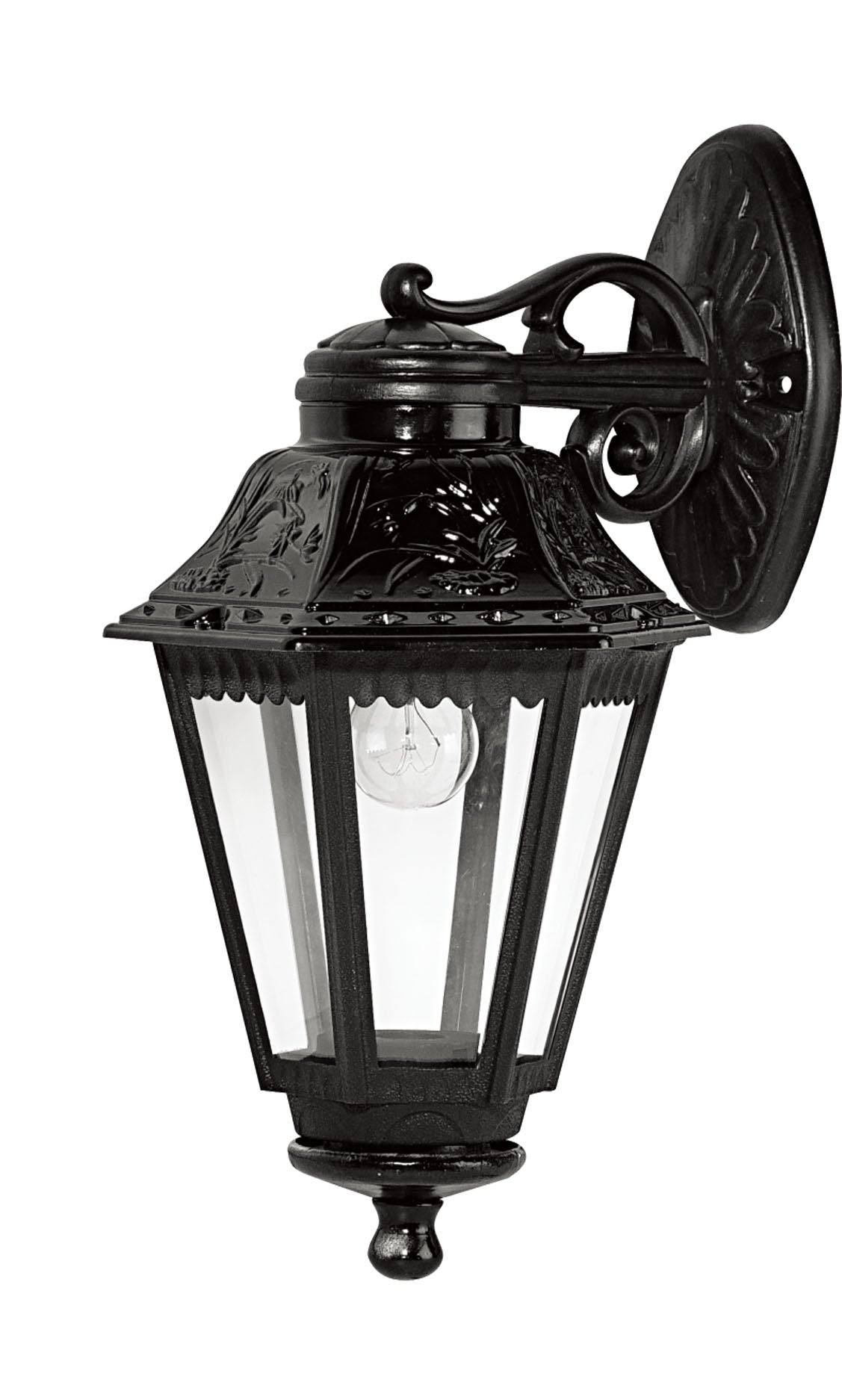 Black E27 (40W) - 5113 outdoor wall light