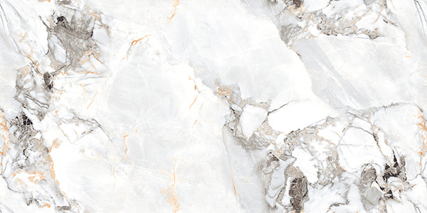 Carrara Snow GL-Seamless Glossy Tile – 160×80 cm