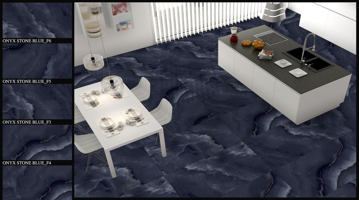 1600*800 Onyx Stone Blue (High gloss)(2,2.56)