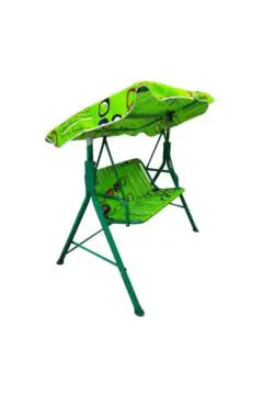 Colorful Kids Outdoor Swing Chair Green | 105x106 cm | Safe & Fun Play