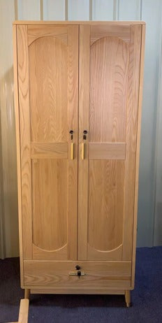 2-Door Wooden Wardrobe
