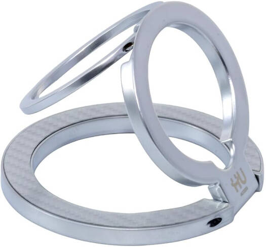 HAC-1054 Snap.Hold.Go Ultra-Thin Magnetic Phone Grip, Silver