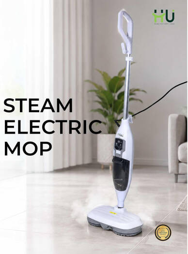 HHO-1001 Electric Steam Mop with 550 ml Tank & 1200W Power