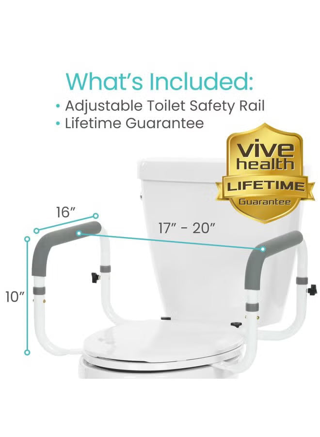 Toilet Safety Rail – Adjustable Grab Bar