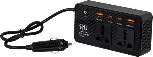 Car Inverter HAC-1048 – 360° Rotation Magnetic Phone Holder for 4.0–7.5 Inch Smartphones