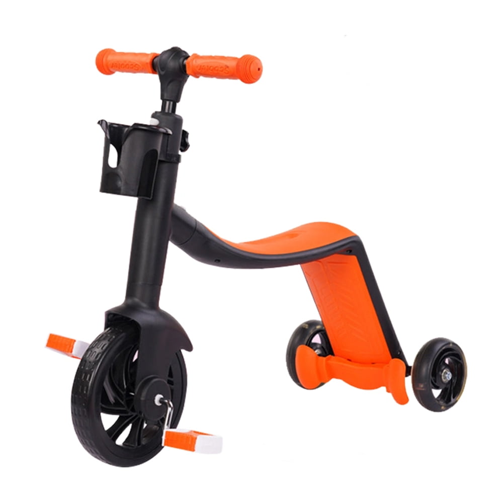 3 In 1 Kids Tricycle With Adjustable Height