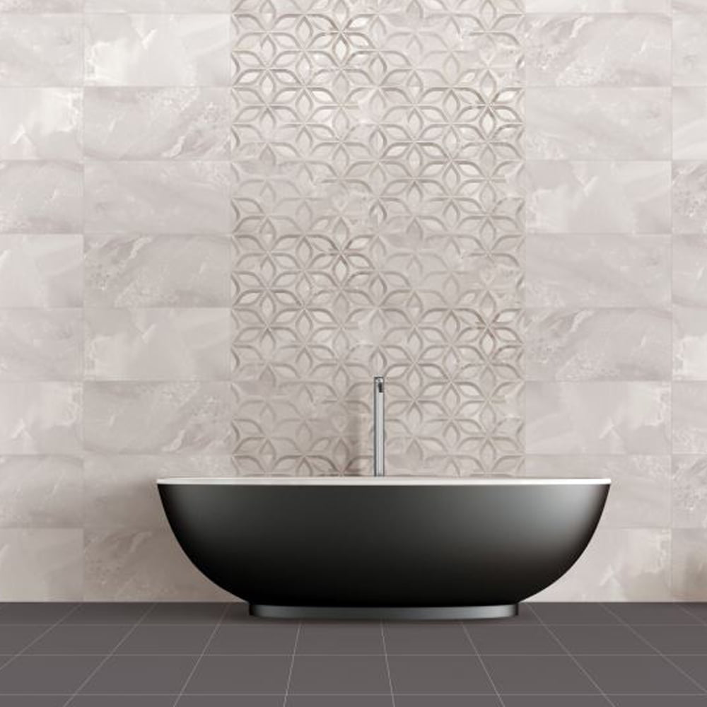 Violeta Silver Digital Wall Tile