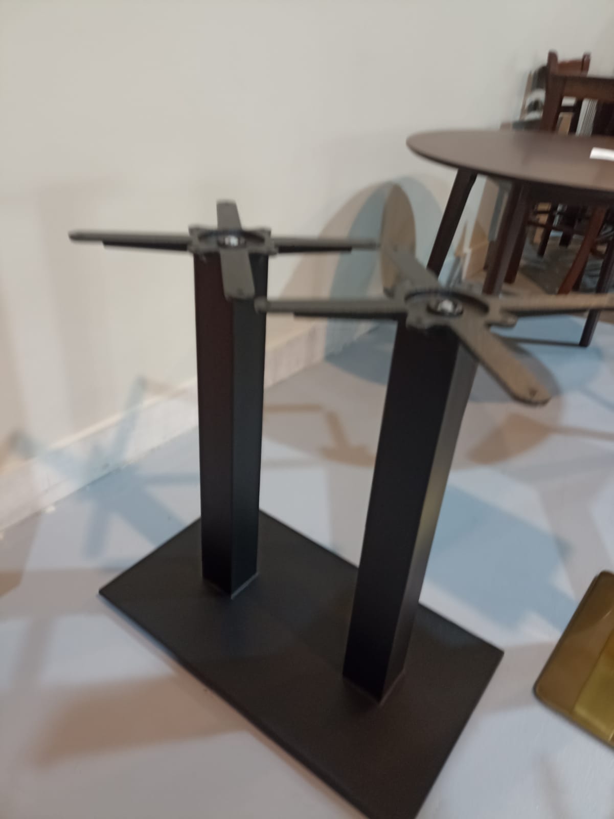 3021 Black Double Table Base