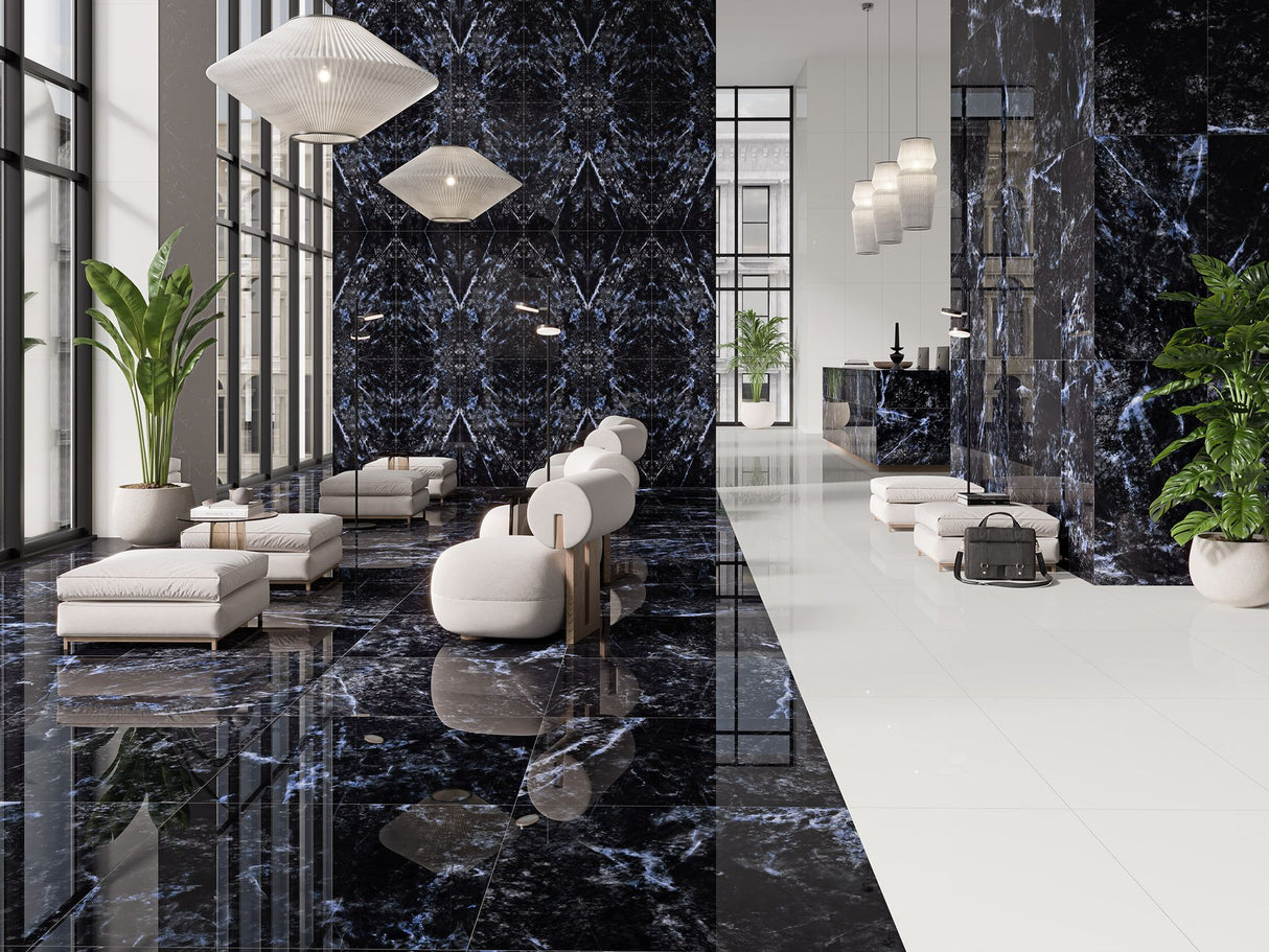 Dec Chile Black (A) Sshine tile