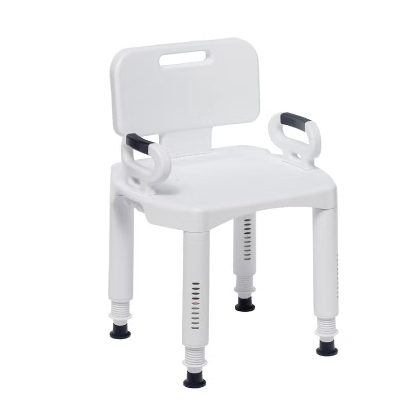 Drive Medical Bathroom Bench with Back & Arms