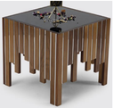 Walnut Gold - Side Table