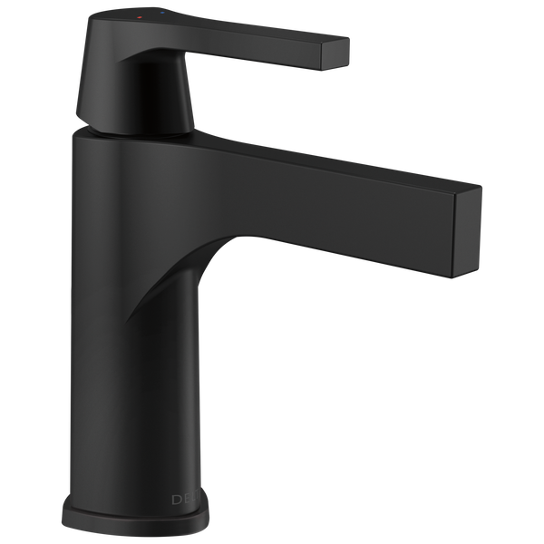 Delta Zura Single Handle Bathroom Faucet - (matt Black) 574-blmpu-dst