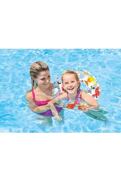 INTEX | Lively Print Inflatable Swim Rings – Assorted Colors