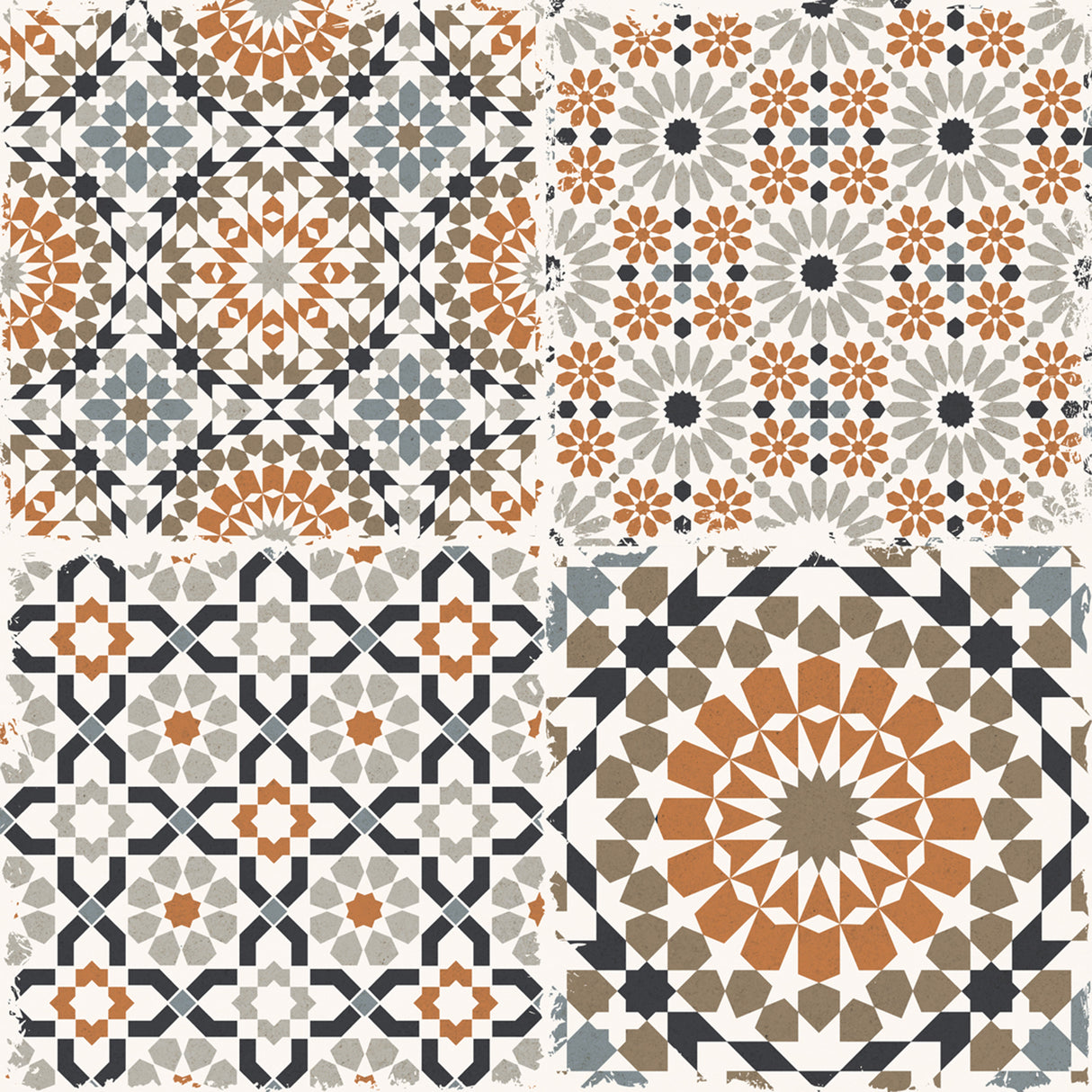 Tile Moroccan Bianco Glitter Rustic 60x60