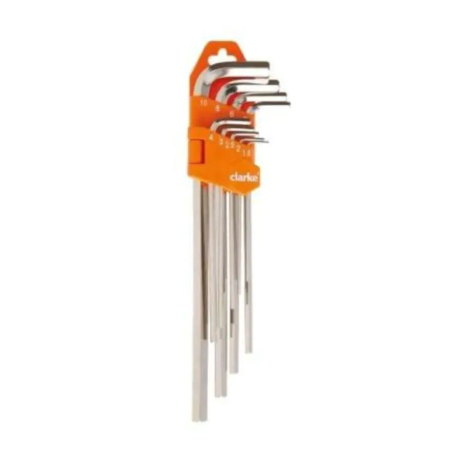 Allen Key 10 pcs Set Short, 1.5mm – 12mm