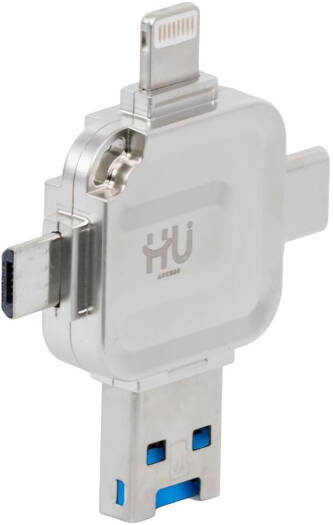 4-in-1 Card Reader HAC-1049 – Super Fast Data Transmission with Zinc Alloy Shell