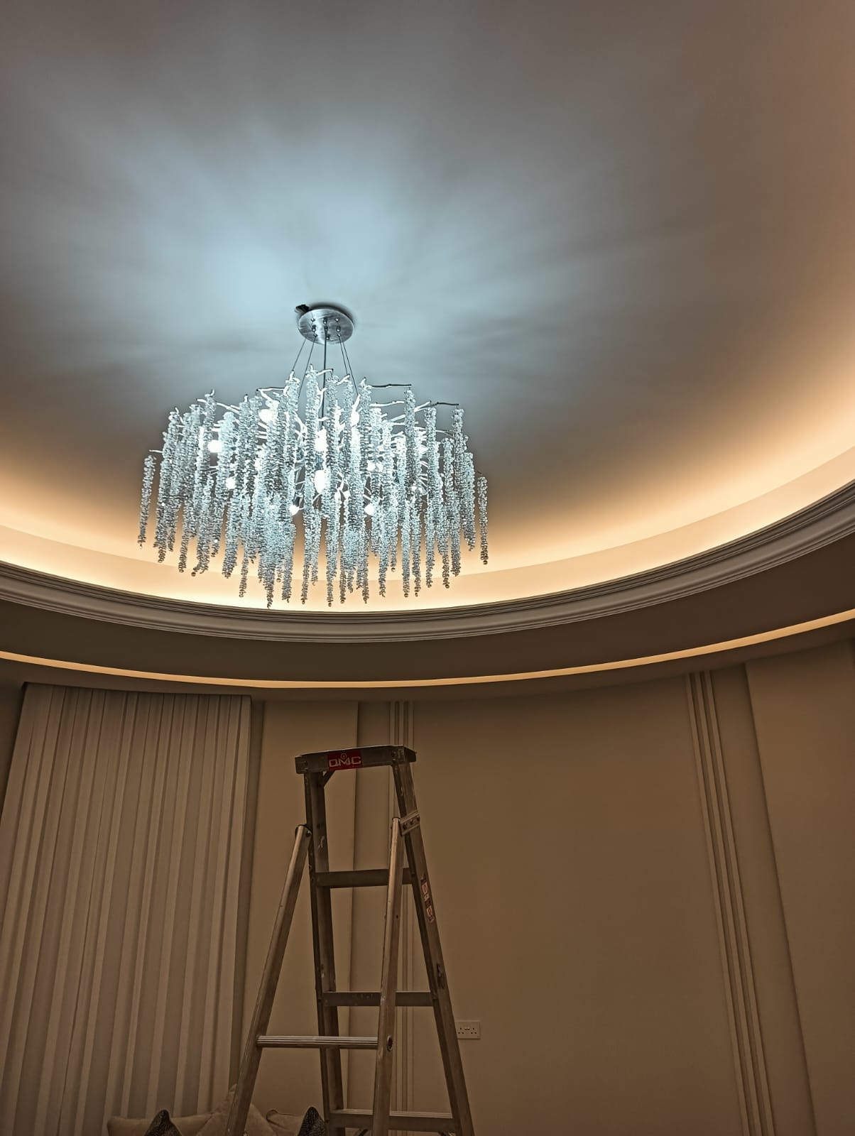 Chandelier - OMG0824-D80 E14*10 (3000K) Gold