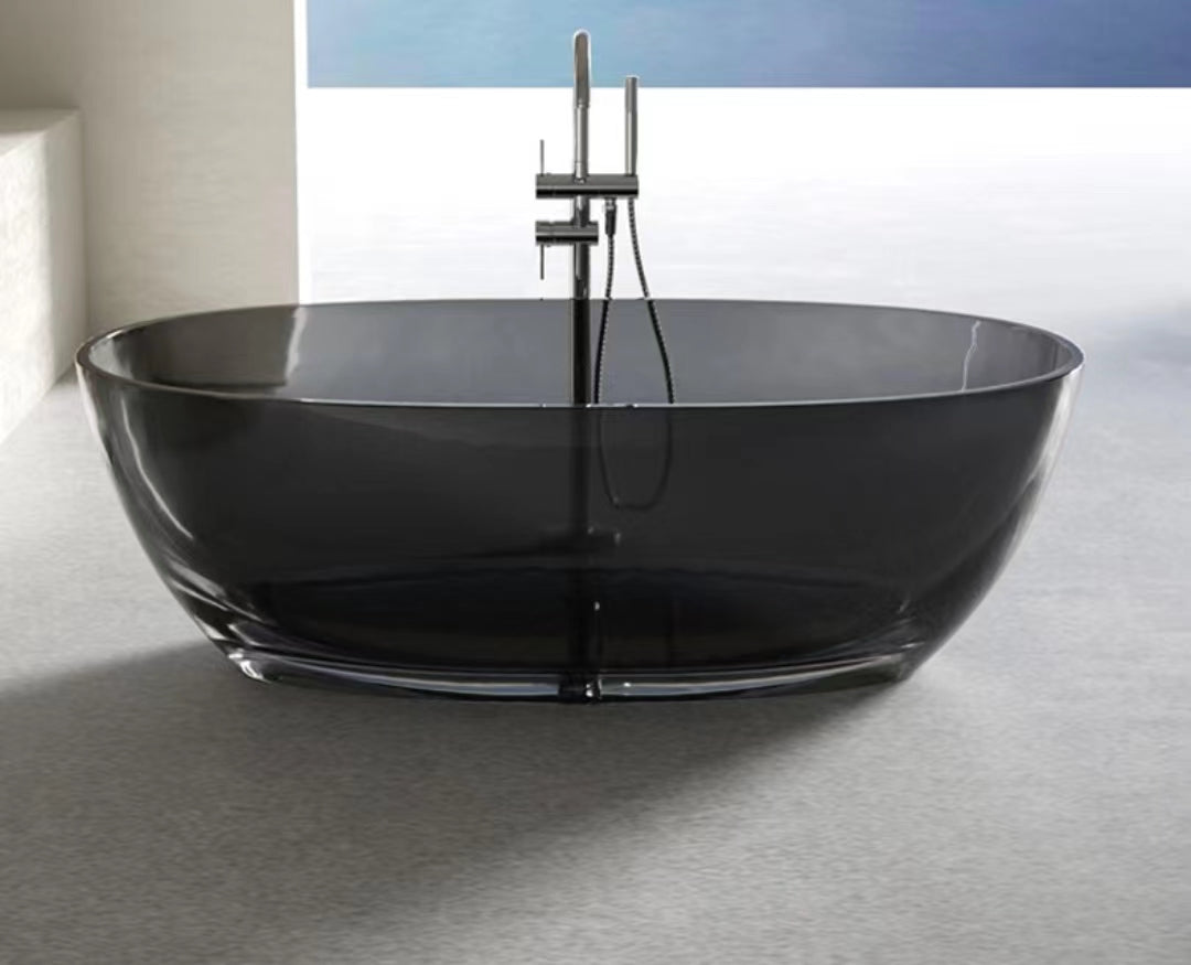 80061-1700 Galaxy Black Resin Bathtub