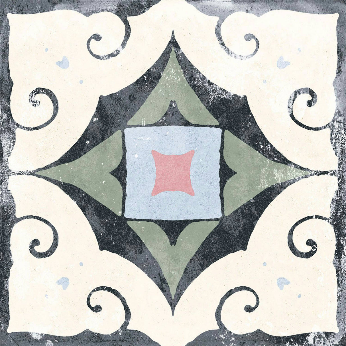 Tile Porc. Heritage Mix