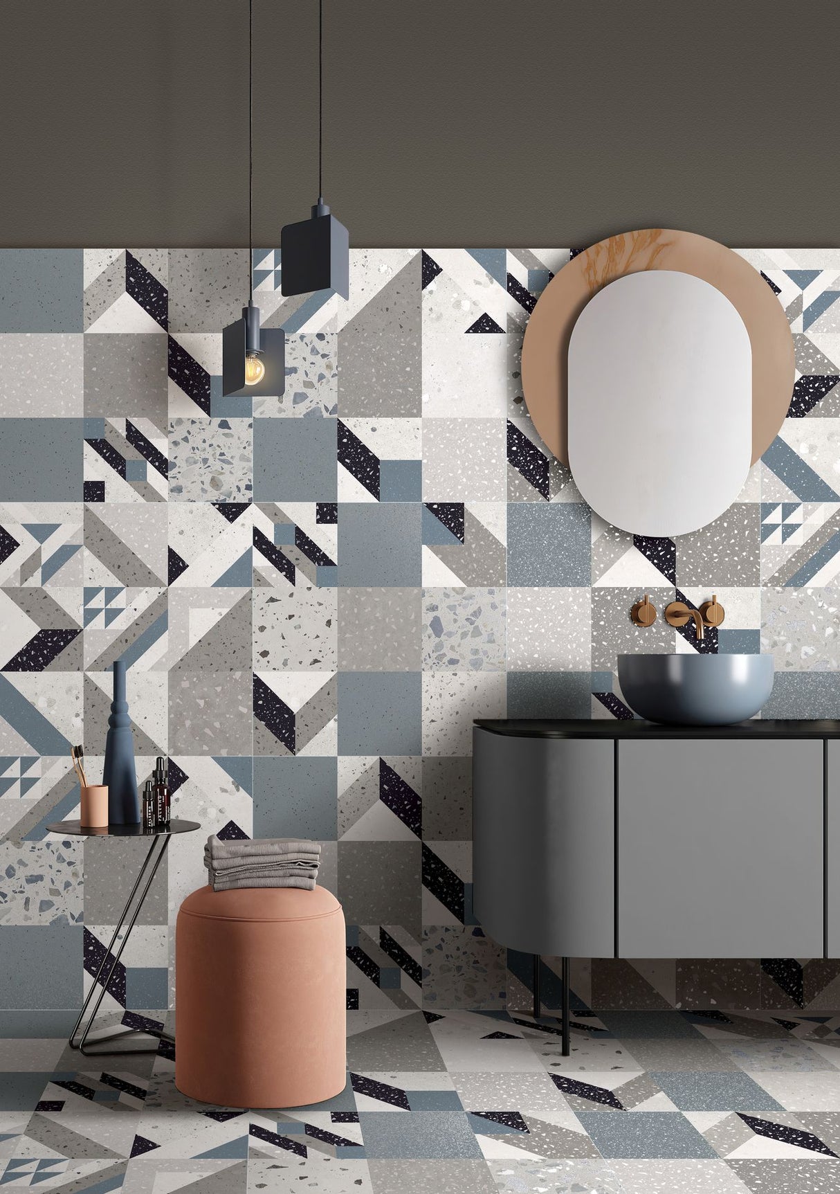 Tile Cosmopolitan Azul Rustic 60x60