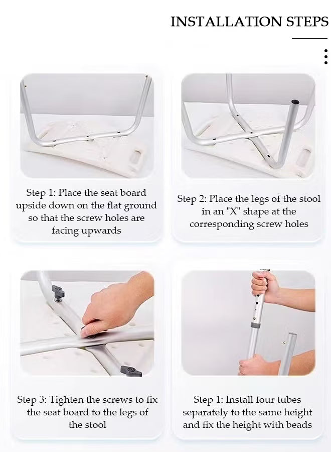 Adjustable Lightweight Shower Chair