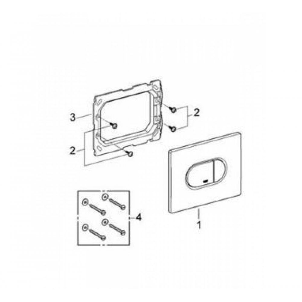 Grohe Arena Cosmopolitan WC Wall Plate