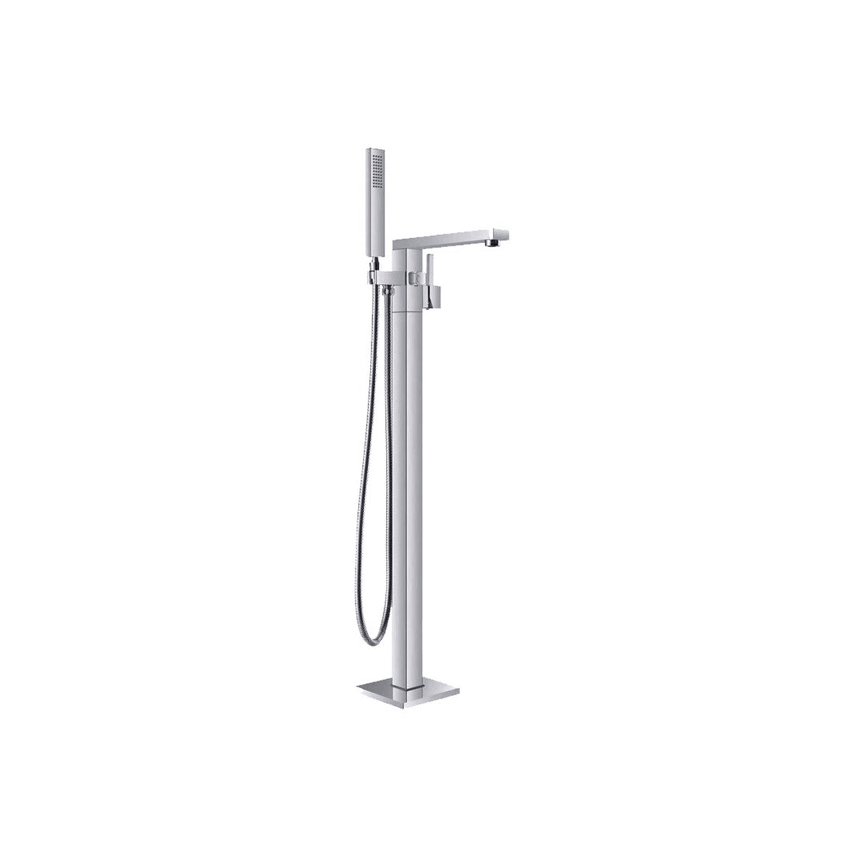 Floor Standing Bathtub Faucet – Chrome Fini