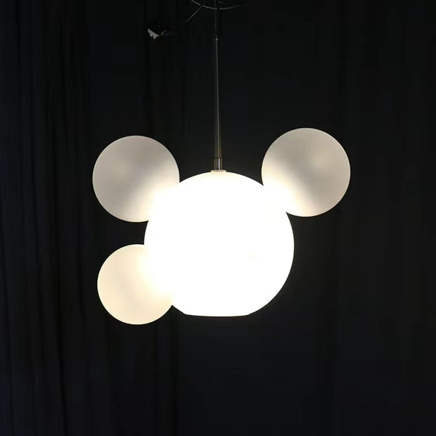 MLA1172-4 Hanging Ball Lights Glass D570*H750