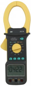 BK Precision 367A AC/DC Multifunction True RMS Current Clamp Meter, 2000A QATAR
