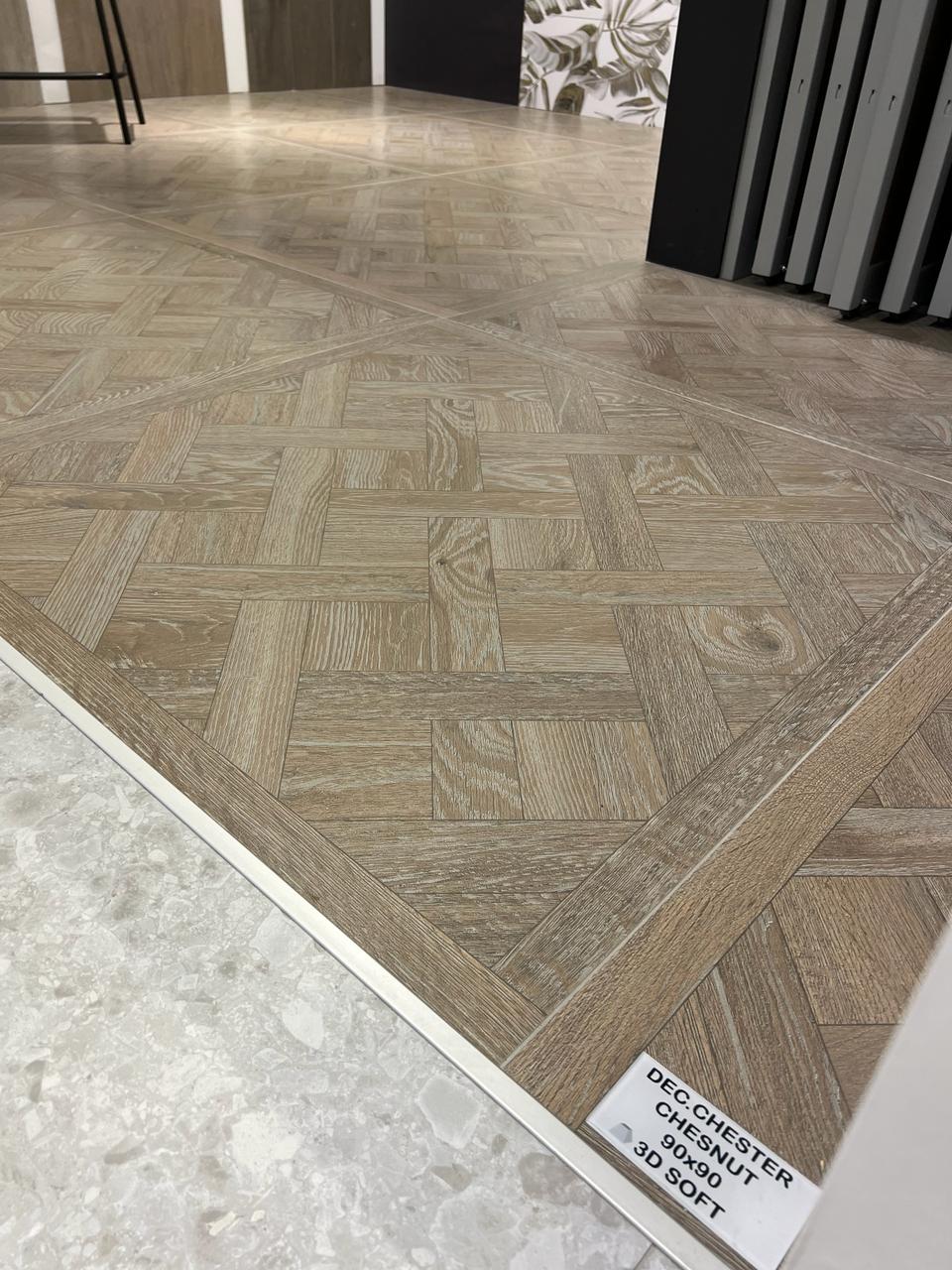 900×900 Chester Chestnut 3D Soft – 1.612m² (2 pcs)