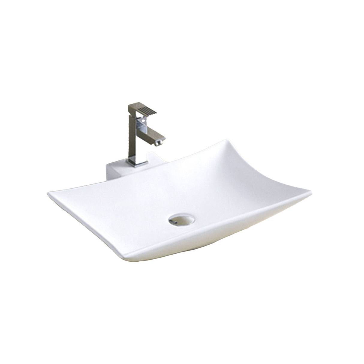 Counter Top Wash Basin- White