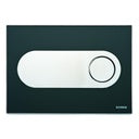 Circle Plastic Flush Button – Black