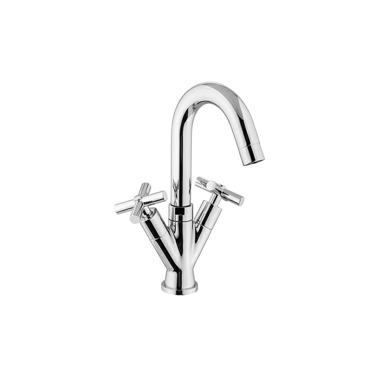 Extra single hole washbasin mixer with pop-up waste (Chrome)