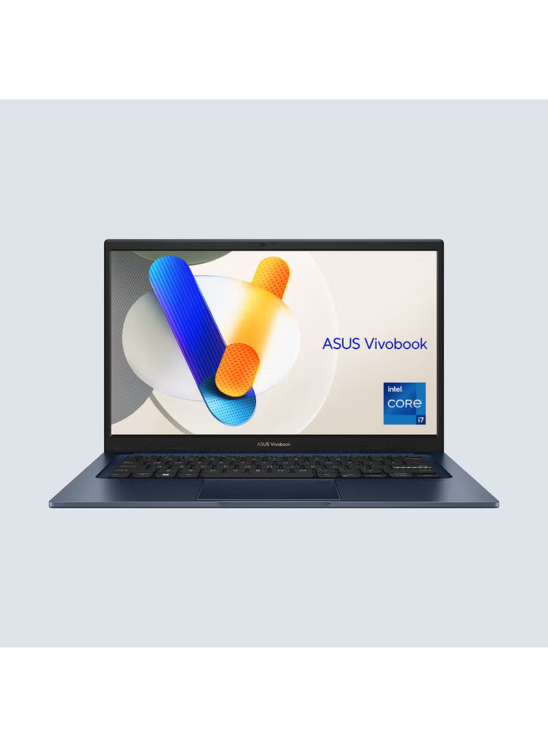 ASUS Vivobook 14 Laptop – Core i7-1355U, 16GB RAM, 1TB SSD, Intel UHD Graphics, 14-Inch Display, Windows 11 Home, Arabic, Blue