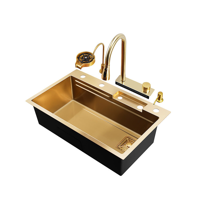 800x460x230 Kitchen Sink Nano Gold